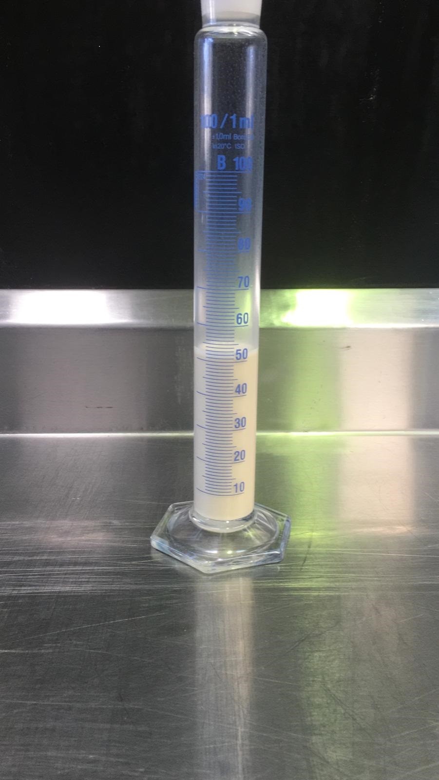 RA 135 showing colour of premix